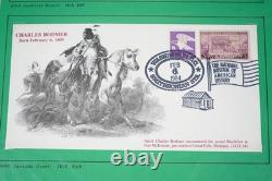 Us 1934-2010 Collection de 80 meilleures FDCs Album avec émissions conjointes et peintes à la main