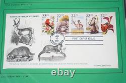 Us 1934-2010 Collection de 80 meilleures FDCs Album avec émissions conjointes et peintes à la main