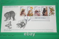 Us 1934-2010 Collection de 80 meilleures FDCs Album avec émissions conjointes et peintes à la main