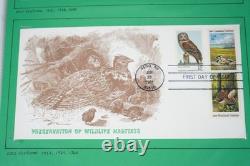 Us 1934-2010 Collection de 80 meilleures FDCs Album avec émissions conjointes et peintes à la main