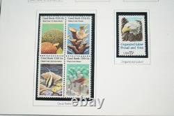 Us 1980-1994 Collection commémorative de plus de 525 timbres tous neufs dans un album Heritage