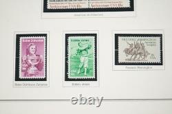 Us 1980-1994 Collection commémorative de plus de 525 timbres tous neufs dans un album Heritage