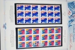 Us 1994-2001 Collection de 100+ Feuillets de Livres Neufs Stockés dans un Album White Ace