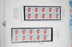 Us 1994-2001 Collection de 100+ Feuillets de Livres Neufs Stockés dans un Album White Ace