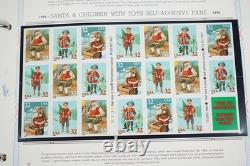 Us 1994-2001 Collection de 100+ Feuillets de Livres Neufs Stockés dans un Album White Ace