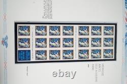 Us 1994-2001 Collection de 100+ Feuillets de Livres Neufs Stockés dans un Album White Ace