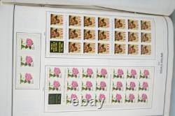 Us 1995-1997 Collection de plus de 200 timbres tous MNH stockés dans un album Liberty Harris