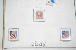 Us 1995-1997 Collection de plus de 200 timbres tous MNH stockés dans un album Liberty Harris