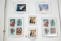 Us 1995-1997 Collection de plus de 200 timbres tous MNH stockés dans un album Liberty Harris