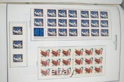 Us 1995-1997 Collection de plus de 200 timbres tous MNH stockés dans un album Liberty Harris