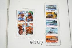Us 1995-1997 Collection de plus de 200 timbres tous MNH stockés dans un album Liberty Harris