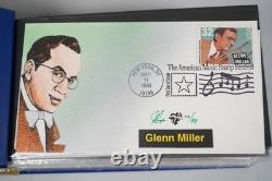 Us 1996-1997 Collection Pugh Peinte à la Main de 60 FDC dans un Album Lighthouse