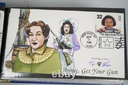 Us 1996-1997 Collection Pugh Peinte à la Main de 60 FDC dans un Album Lighthouse