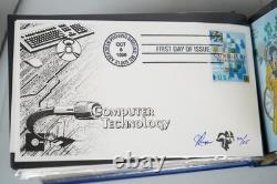 Us 1996-1997 Collection Pugh Peinte à la Main de 60 FDC dans un Album Lighthouse