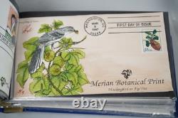 Us 1996-1997 Collection Pugh Peinte à la Main de 60 FDC dans un Album Lighthouse