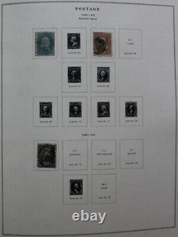 Us Mint & Occasion Stamp Collection In Scott National Album 1800's To 1980's