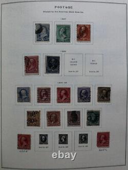 Us Mint & Occasion Stamp Collection In Scott National Album 1800's To 1980's