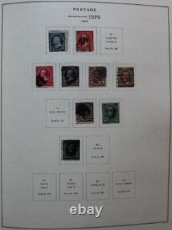 Us Mint & Occasion Stamp Collection In Scott National Album 1800's To 1980's