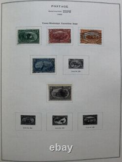 Us Mint & Occasion Stamp Collection In Scott National Album 1800's To 1980's