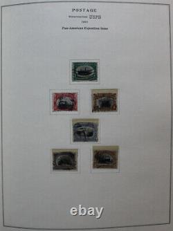 Us Mint & Occasion Stamp Collection In Scott National Album 1800's To 1980's