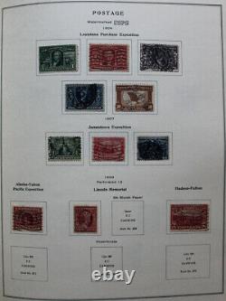 Us Mint & Occasion Stamp Collection In Scott National Album 1800's To 1980's