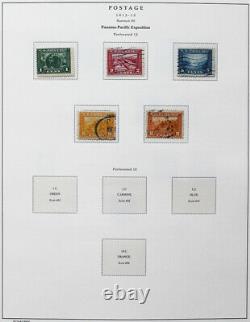 Us Stamp Collection In Old Schaubek Album 1800s-1930s Scott Valeur $5,000+