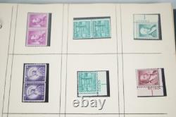 Us & Un Collection de 500+ Timbres avec Numéros de Plaque Tous Neufs Charnières / MnH