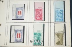 Us & Un Collection de 500+ Timbres avec Numéros de Plaque Tous Neufs Charnières / MnH