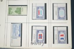 Us & Un Collection de 500+ Timbres avec Numéros de Plaque Tous Neufs Charnières / MnH