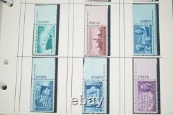 Us & Un Collection de 500+ Timbres avec Numéros de Plaque Tous Neufs Charnières / MnH