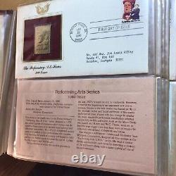 VTG 1980, Répliques de preuves de timbres de collection des États-Unis, 22KT OR, 19 Pages