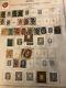 Vieille Russie, Collection De Timbres Sur La Page De L’album Quelques Objets Rares Total Stamps 1511
