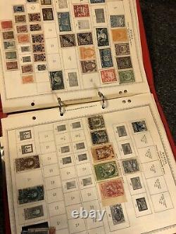 Vieille Russie, Collection De Timbres Sur La Page De L’album Quelques Objets Rares Total Stamps 1511