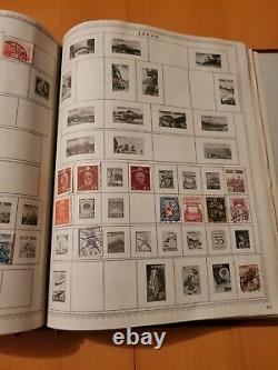 Vintage 1958 New World Wide Postage Stamp Album Plus De 2200 Timbres USA Allemagne Jap