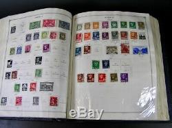Vintage Scott International Stamp Album Collection 1862-1939