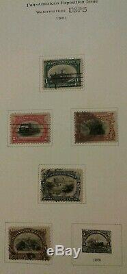 Vintage Us Stamp Collection Scott National Album 1275+ Timbres 1967 Thru Charnières