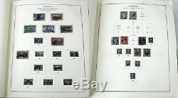 Vintage Us Stamp Collection Scott National Album 1950+ Timbres À 1978 Charnières