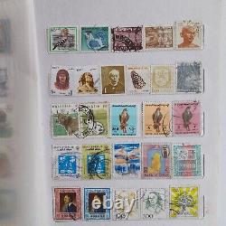 Vintage Worldwide Stamps Collections Lots Album Rare Vieux 300 Timbres Europe Asie