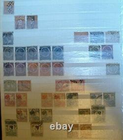 WOW Grande Collection de Timbres Étrangers dans un Album En Stock Neufs et Utilisés 1000's