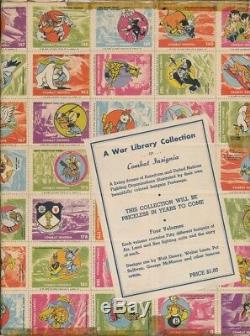 Walt Disney-wwd-7 Ww 2- Quatre Insignes De Combat Des Albums De Timbres Et Withstamps Les Box. Rare