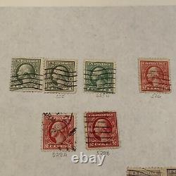 Washington Franklin Lot Of Stamps Imperfs, #525-530, 480's, 490's Et Plus