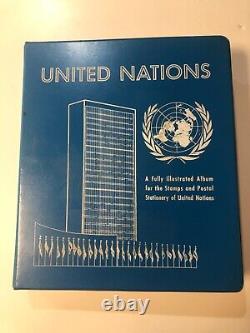 White Ace Un United Nations Monnaie Nh Timbre Collection Album Valeur Nominale Élevée
