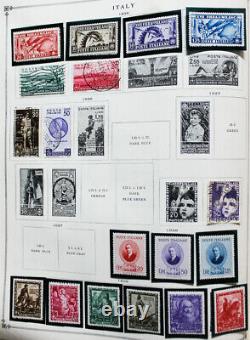 World Part 1 Collection De Timbres Pré-1939 Dans 2 Huge Scott International Albums