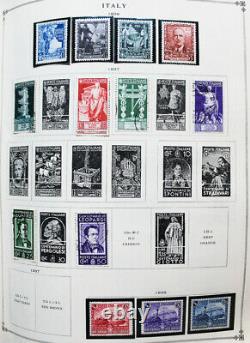 World Part 1 Collection De Timbres Pré-1939 Dans 2 Huge Scott International Albums