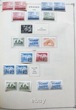 World Starter Collection De Timbres Des Années 1950 Dans Deux Albums Internationaux Scott