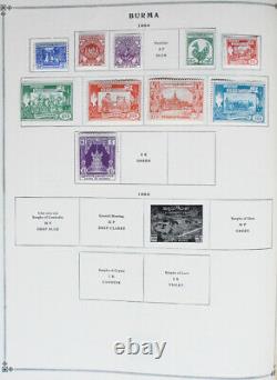 World Starter Collection De Timbres Des Années 1950 Dans Deux Albums Internationaux Scott