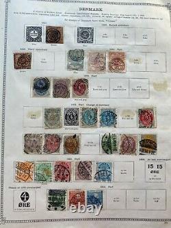 Worldwide Stamp Collection In Battered 2nd Edition Ideal Album High Cat Value