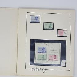 Worldwide Stamp Collection J. F. Kennedy Mint 94 Pages / 450+ Timbres En Album