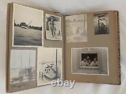 Wwii Era Allemand Family Photograph Album, Inc. Hj, Armée, Cartes Postales, Timbres