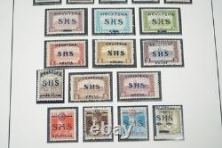 Yougoslavie 1918-1941 Collection de plus de 580 timbres neufs et oblitérés conservés dans un album